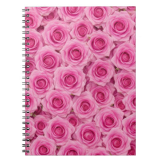 Cuaderno Rosas rosa brillantes
