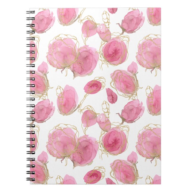 Cuaderno Rosas rosadas (Frente)
