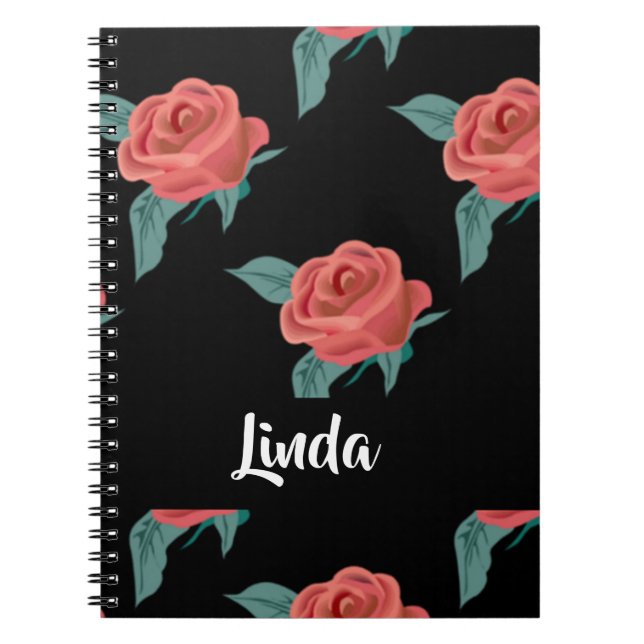 Cuaderno Rosas rosas rosas negras (Frente)