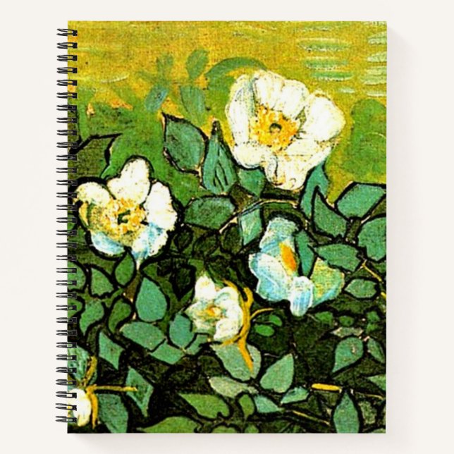 Cuaderno Rosas salvajes de Van Gogh (Anverso)