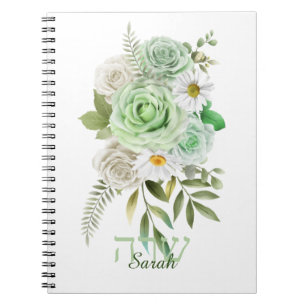 Cuaderno Rosas verdes y Diario blanco
