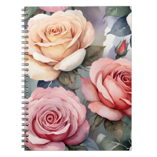 Cuaderno Rosas vintage