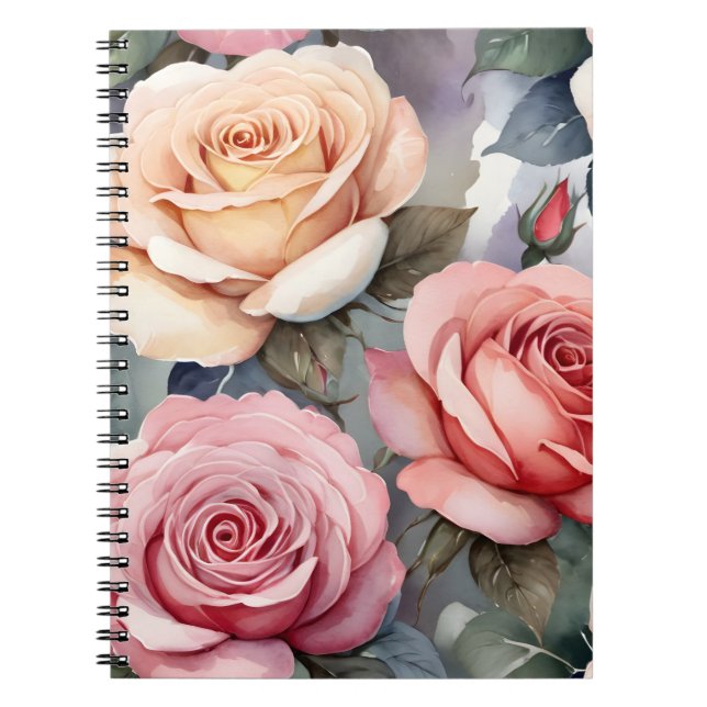 Cuaderno Rosas vintage (Frente)