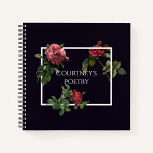 Cuaderno Rosas Vintage de Poetry Journal
