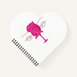 Cuaderno rosas woman art