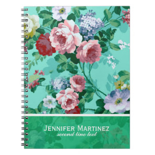 Cuaderno Rosas y flores coloridas 2