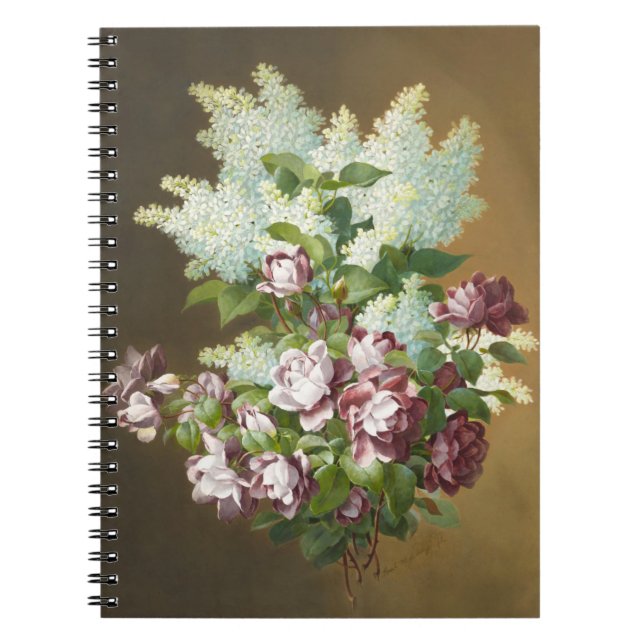 Cuaderno Rosas y Lilacs (Frente)