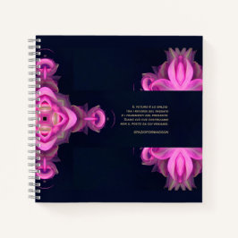 Cuaderno "Rose broken heart in black in the powder"& Futuro