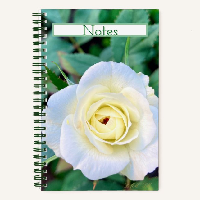 Cuaderno Rose notebook that can also be a journal.  (Anverso)