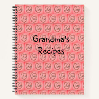 Cuaderno Rosebud ama las recetas de la abuela