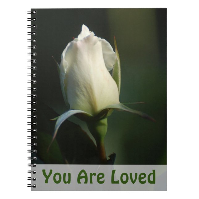 Cuaderno Rosebud blanco (Frente)