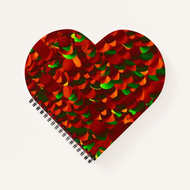 Cuaderno  Rosenblätter abstrakt (Anverso)