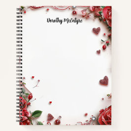 Cuaderno Roses rojos