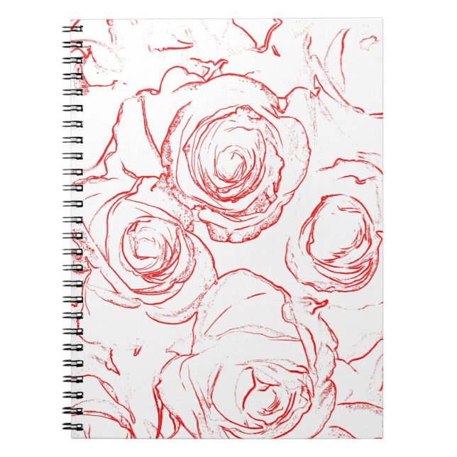 Cuaderno Roses rojos (Frente)