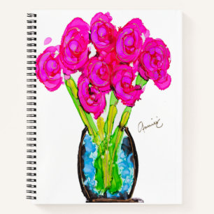 Cuaderno Roses rosas rosadas de Lovitude Journal