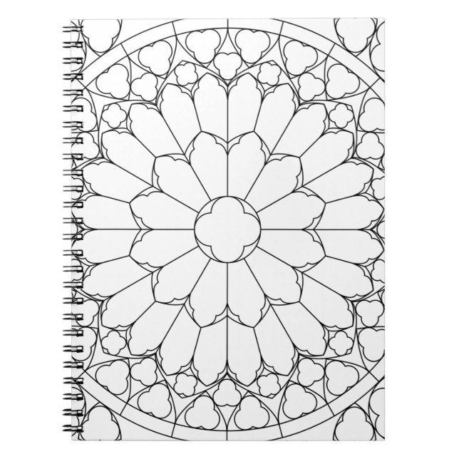 Cuaderno Roses Stained Glass (Frente)