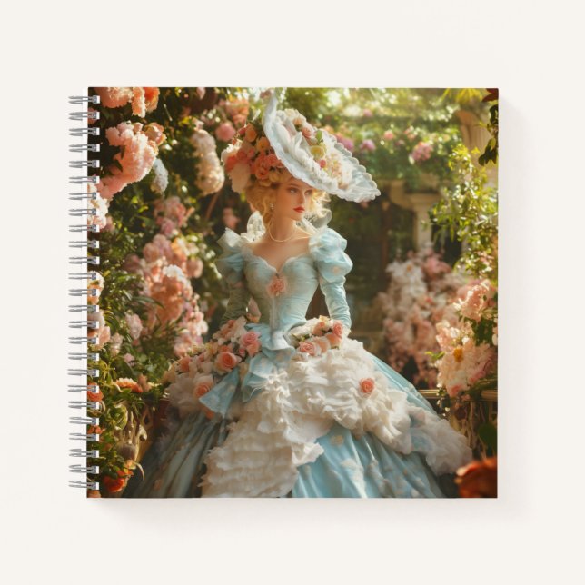 Cuaderno Rosie ama el bloc de notas de espiral azul (Anverso)