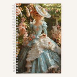 Cuaderno Rosie ama el bloc de notas de espiral azul