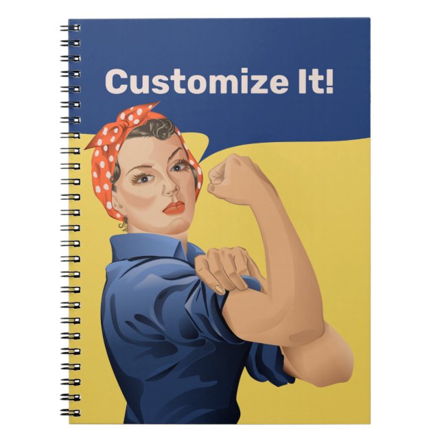 Cuaderno Rosie the Riveter (Frente)