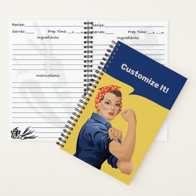 Cuaderno Rosie the Riveter Recipes (Interior)