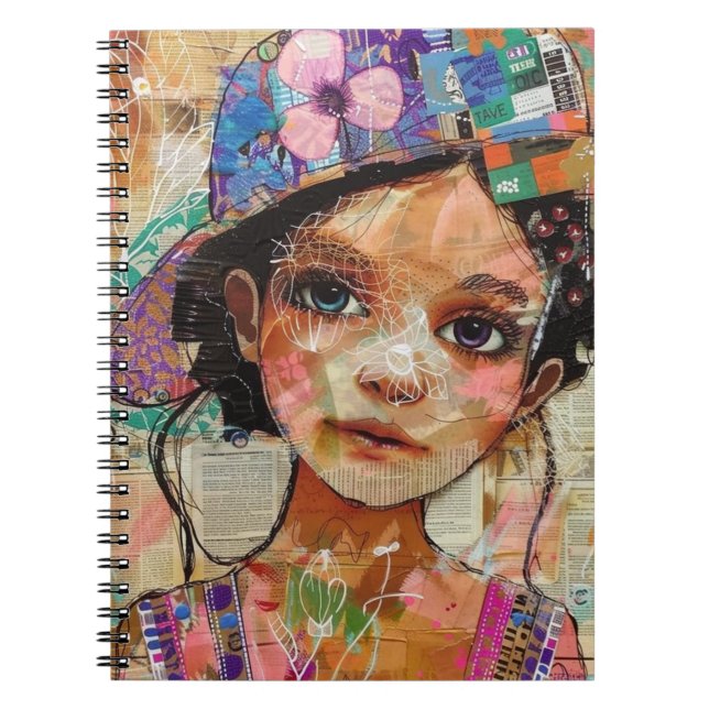 Cuaderno Rostro de Collage de Álbum Antiguo (1) (Frente)