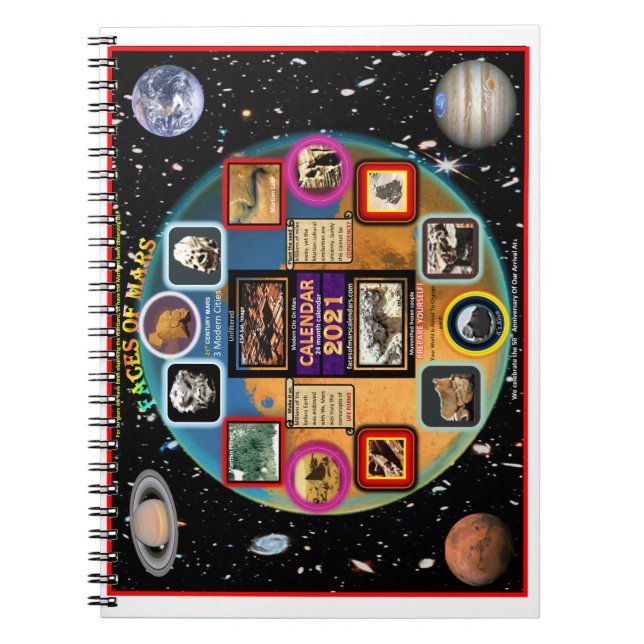 Cuaderno rostros de marte (Frente)