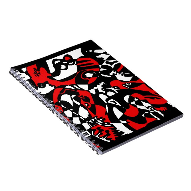 Cuaderno "Rostros" Resumen de arte (Lado Derecho)