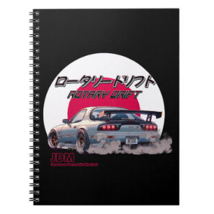 Cuaderno Rotary Drift RX-7 - Leyenda Callejera Japonesa