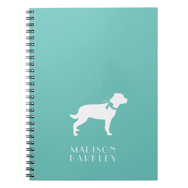 Cuaderno Rottweiler Dog Puppy Rottie (Frente)