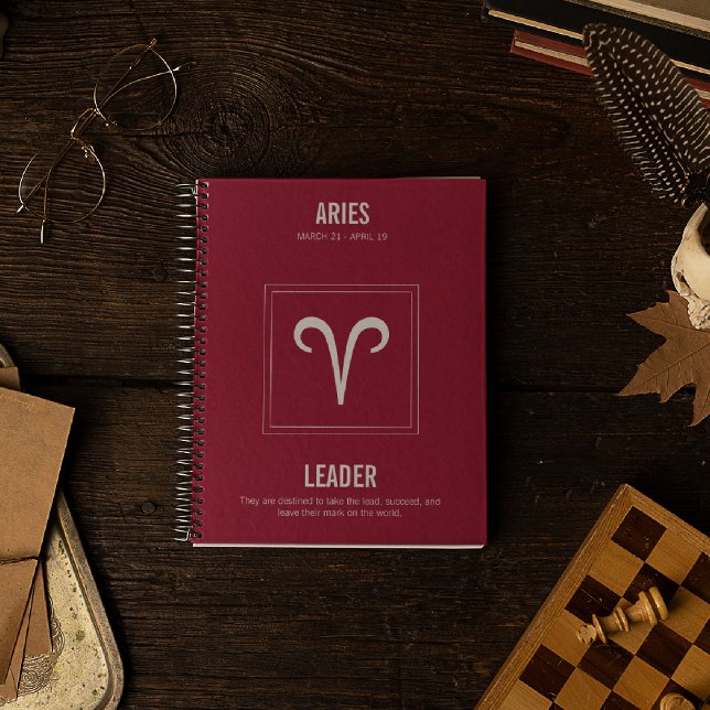 Cuaderno Rótulo Astrología de Aries (Subido por el creador)