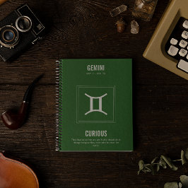 Cuaderno Rótulo de Astrología Gemini