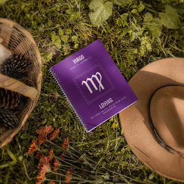 Cuaderno Rótulo de Astrología Virgo