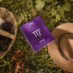 Cuaderno Rótulo de Astrología Virgo