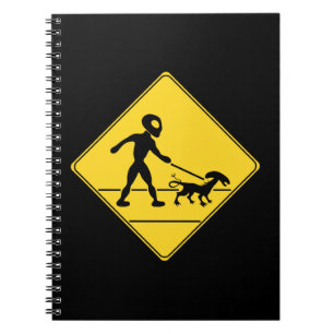 Cuaderno Rótulo de carretera - Cruzamiento extranjero