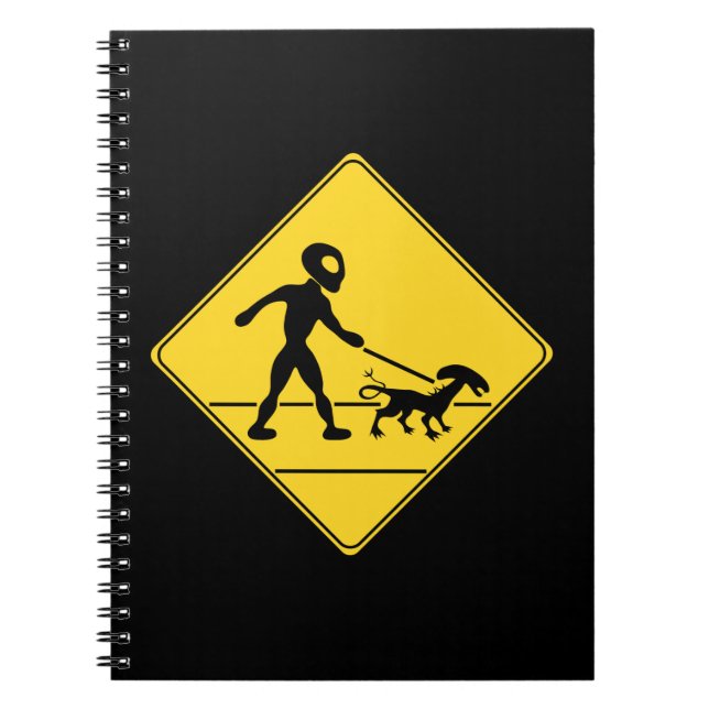 Cuaderno Rótulo de carretera - Cruzamiento extranjero (Frente)