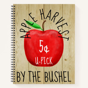 Cuaderno Rótulo de cosecha de Apple
