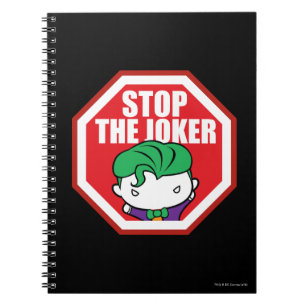 Cuaderno Rótulo de la teoría "Detener al bromista"