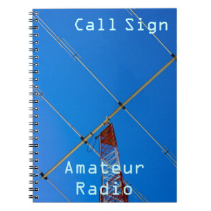 Cuaderno Rótulo de llamadas de radio amateur 2
