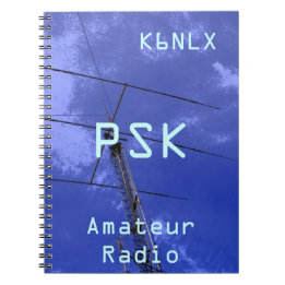 Cuaderno Rótulo de llamadas de radio amateur PSK
