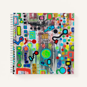 Cuaderno Rótulo del bloc de notas de Times Square