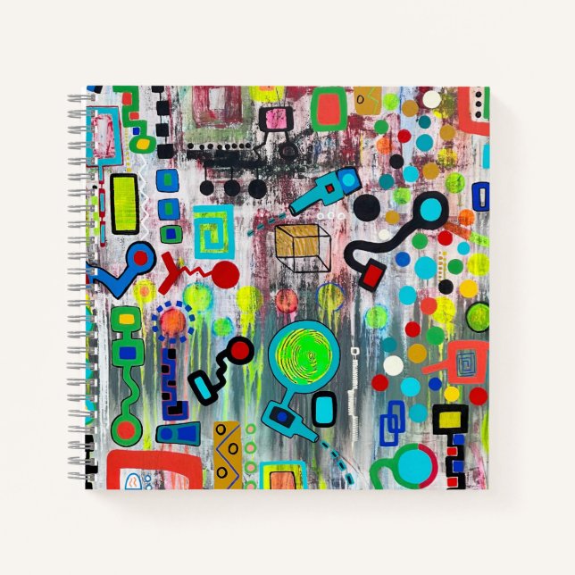 Cuaderno Rótulo del bloc de notas de Times Square (Anverso)