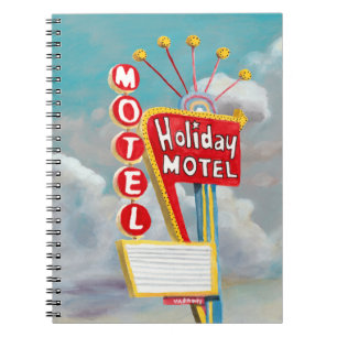 Cuaderno Rótulo del Holiday Motel