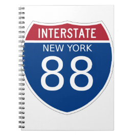 Cuaderno Rótulo Interestatal de Nueva York