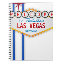 Cuaderno Rótulo Las Vegas Eeuu America Casino Juegos de Apu