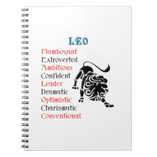 Cuaderno Rótulo Leo Horoscope Zodiac