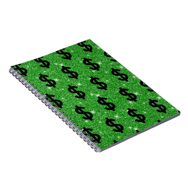 Cuaderno Rótulo negro dinero empresario Wall Street (Lado Derecho)