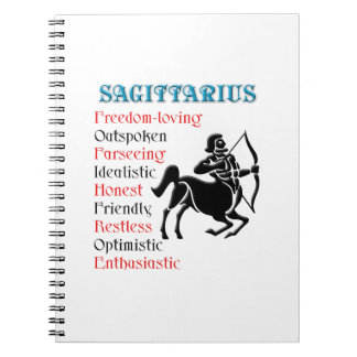 Cuaderno Rótulo Sagittarius Horoscope Zodiac