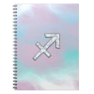 Cuaderno Rótulo Sagittarius Zodiac sobre la madre del estil
