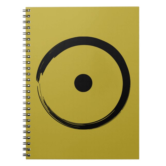 Cuaderno Rótulo solar astrológico - Budismo Círculo Zen 1 (Frente)