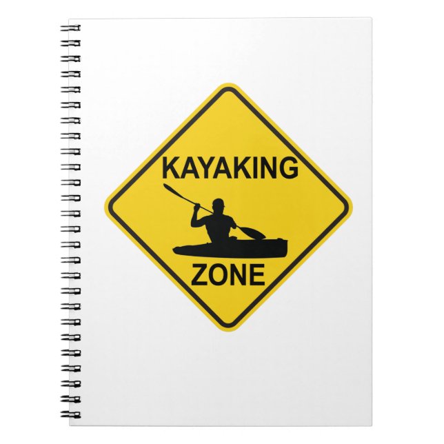 Cuaderno Rótulo vial de la zona de Kayak (Frente)